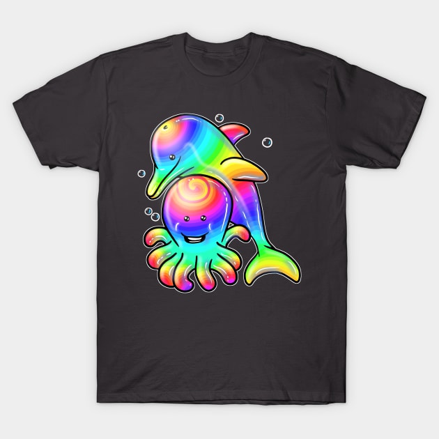 OCTO AND DOLPH T-Shirt by KARMADESIGNER T-SHIRT SHOP